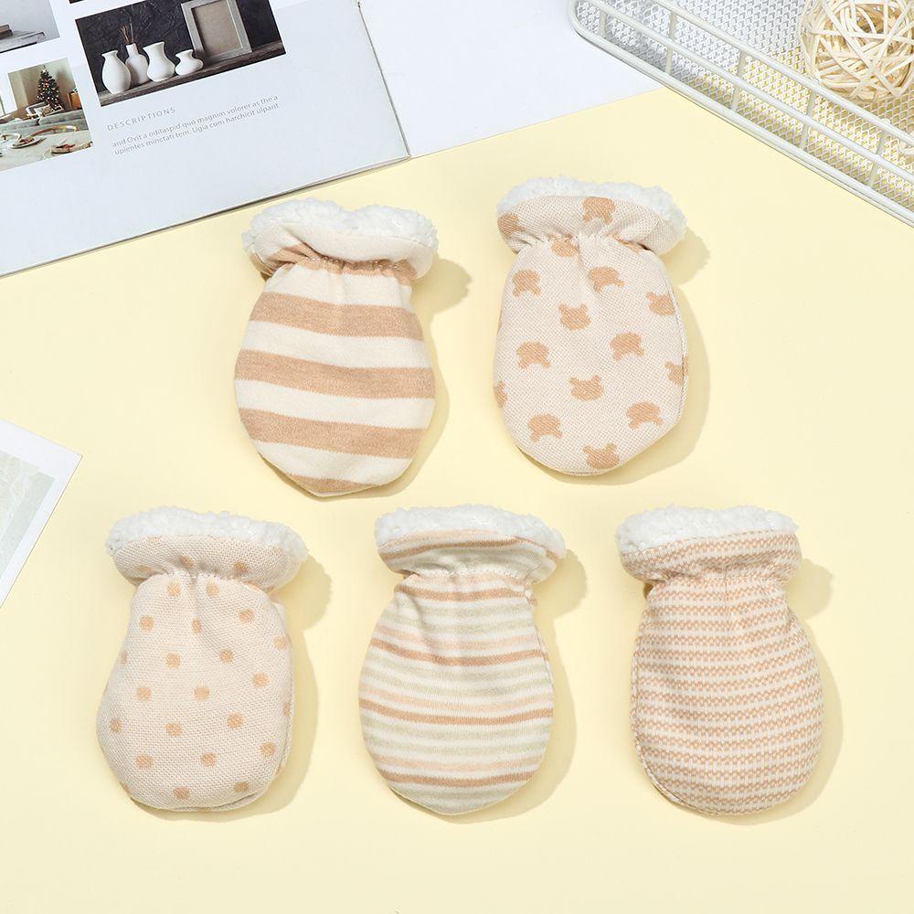 Găng Tay Lông Cừu Dày Dặn Dễ Thương Xinh Xắn Dành Cho Bé Sơ Sinh