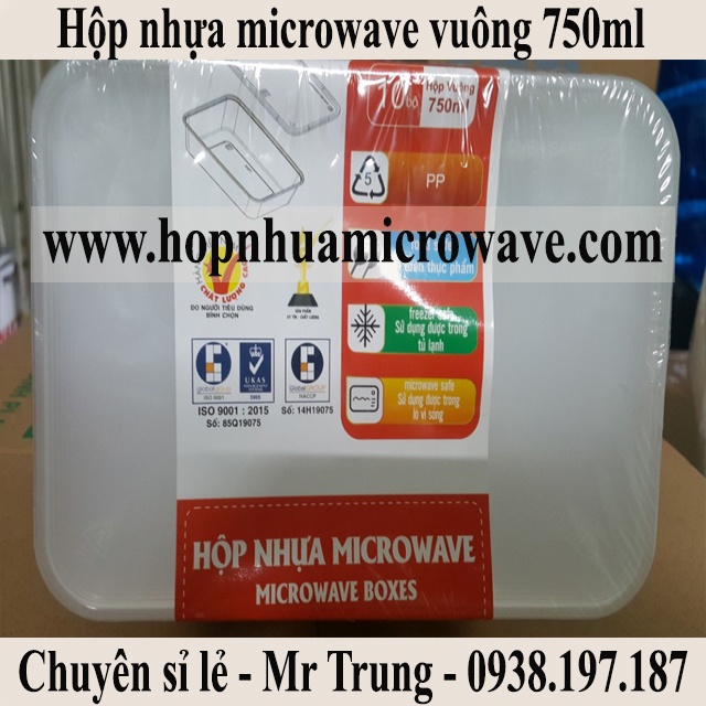 Hộp nhựa microwave đựng thực phẩm / Thức Ăn / Kim Chi / Chân Gà / Slime/ Pate / Cơm loại tròn và vuông lốc 10 cái có nắp