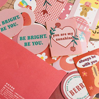 SET PHONG BÌ STICKER 40 MIẾNG