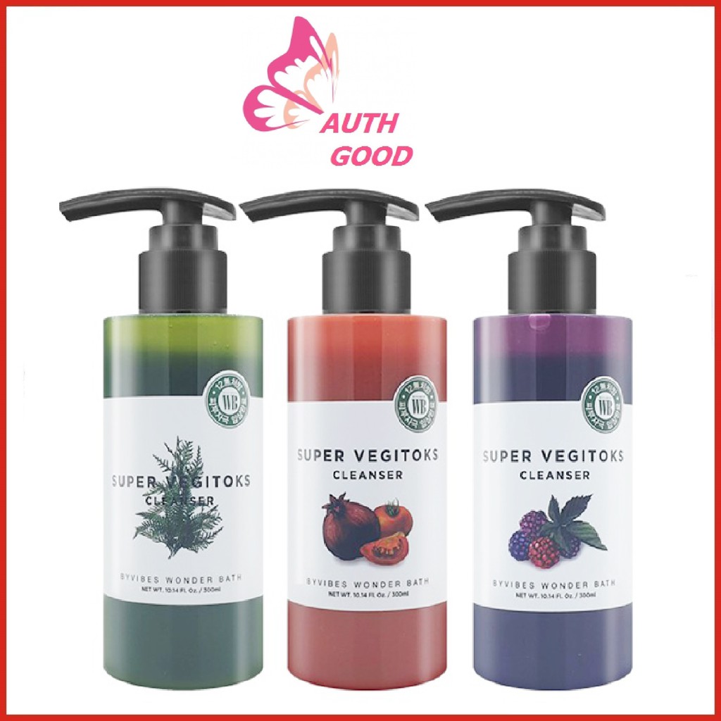 Sữa rửa mặt 💖FREESHIP💖 Sữa rửa mặt rau củ Super Vegitoks Cleanser thải độc da