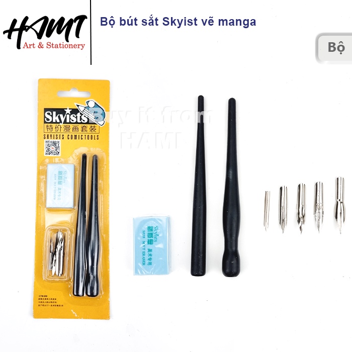 Bộ bút sắt Skyist vẽ manga cho người mới tập