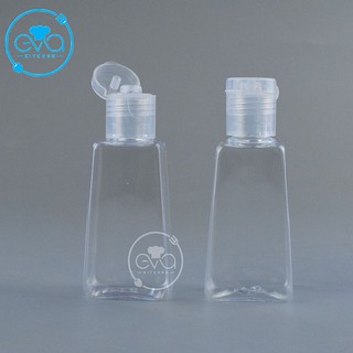 Chai Chiết Mỹ Phẩm Nhựa Pet Nắp Bật 30 Ml Hình Thang