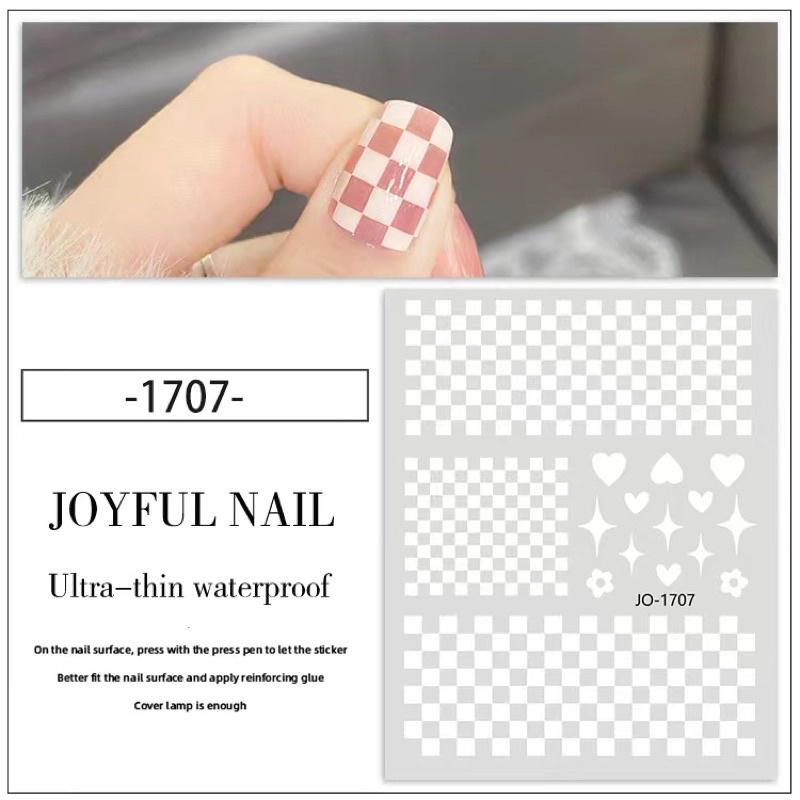 Sticker 3d dán móng tay nail