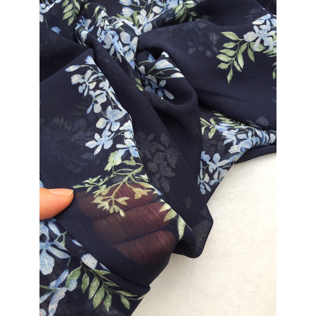 Voan chiffon 2 (Voan chiffon mềm mại, co giãn nhẹ, mát và nhẹ bay) | BigBuy360 - bigbuy360.vn