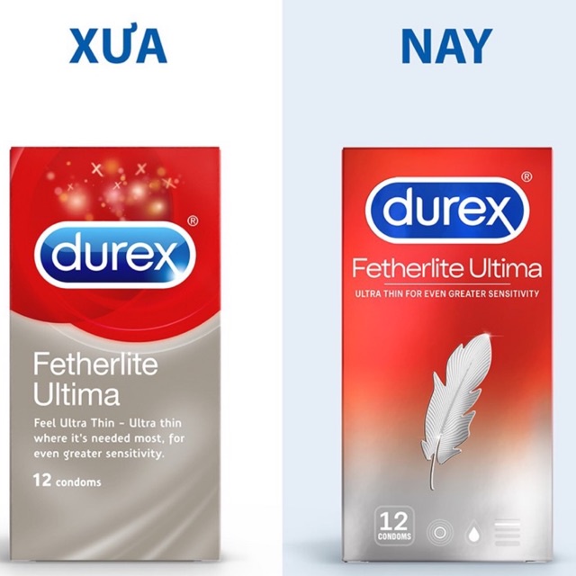 Bao cao su siêu mỏng Durex Fetherlite Ultima chính hãng