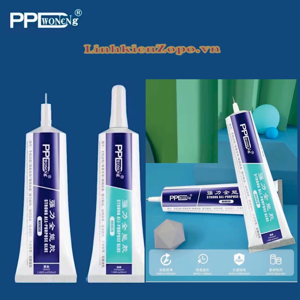 Keo dán màn hình dán lưng điện thoại PPD WoNeNg chính hãng