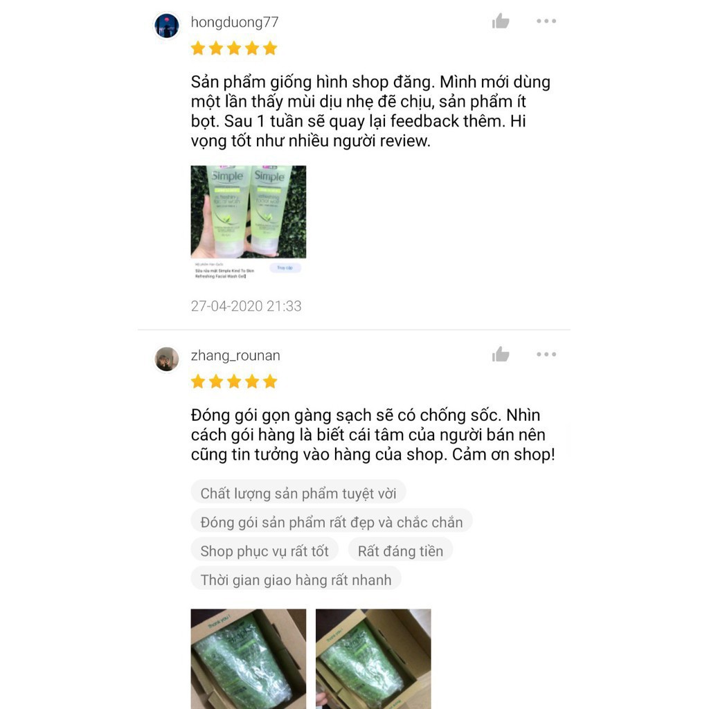 Sữa Rửa Mặt Simple Gel Kind To Skin Refreshing Facial Wash Gel 150ml | BigBuy360 - bigbuy360.vn