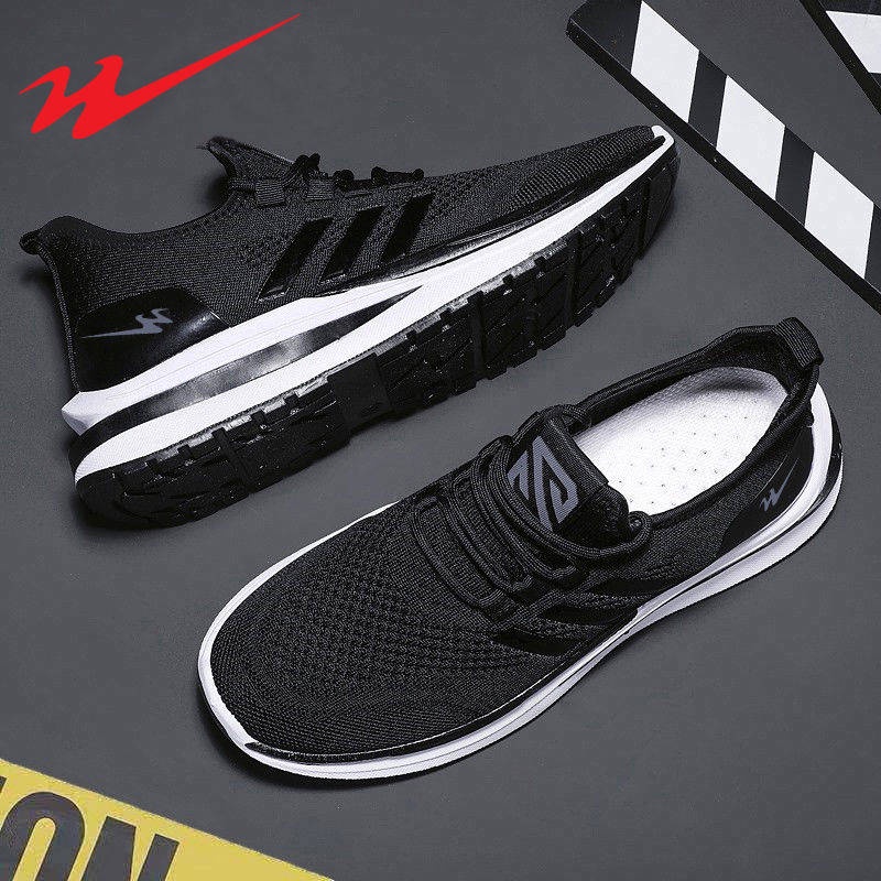 giày thể thao nam sneaker 2021 tăng khả năng thở và hấp thụ sốc