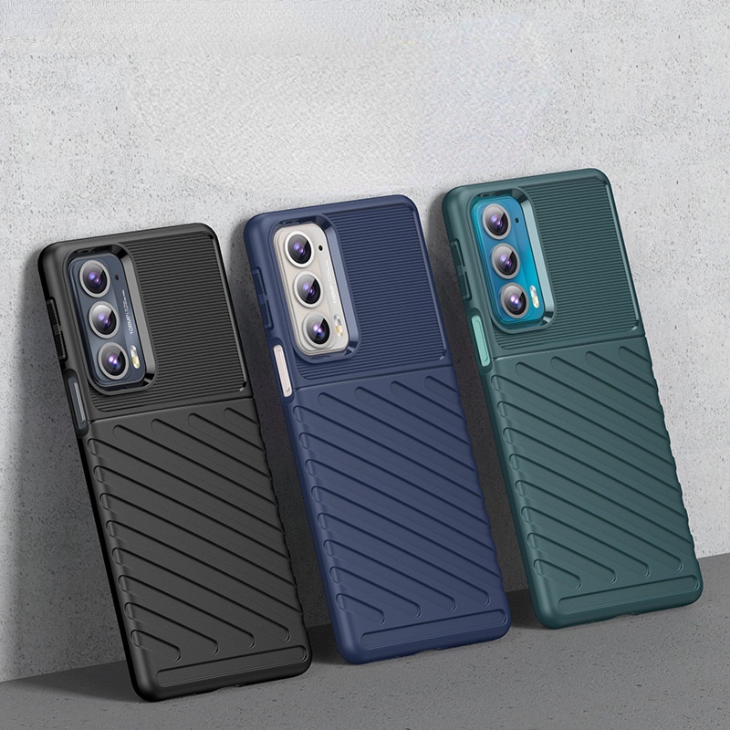 Ốp điện thoại mềm dày dặn chống rơi cho Motorola Moto Edge 20 Pro plus 20 Lite G Stylus S Pro Edge 20 Fusion 2021 5G