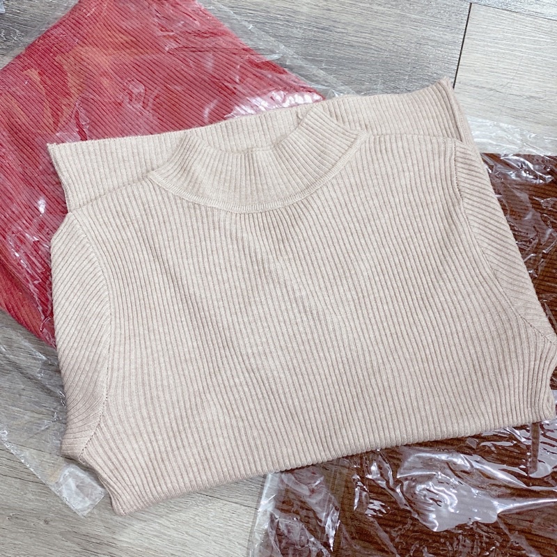 Áo bầu mùa đông - Áo len mặc yếm