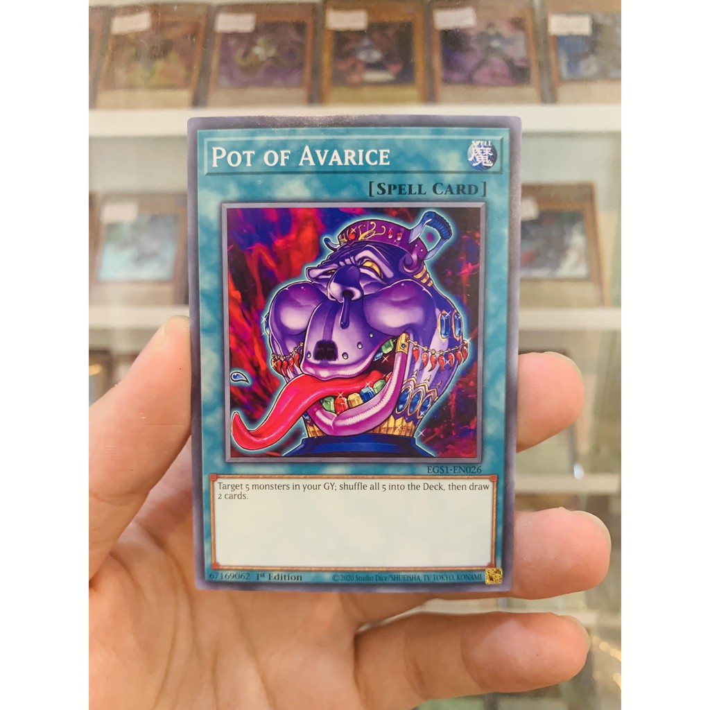 Thẻ Bài YugiOh! Mã EGS1-EN026 - Pot of Avarice - Common - 1st Edition