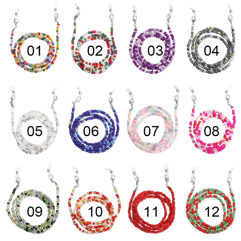 Dây Đeo Cổ Gắn Hạt Acrylic Thời Trang Chống Thất Lạc Cho Nam Nữ