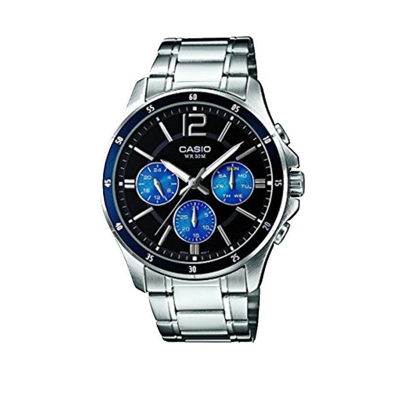 Đồng hồ nam dây kim loại Casio MTP-1374D-2AVDF chính hãng