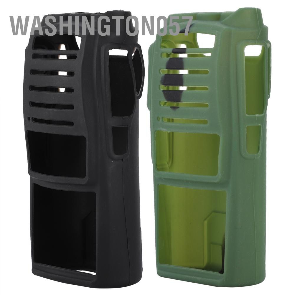 Washington057 Soft Silicone Two-Way Radio Holster Case Protection for Baofeng UV82 Walkie Talkies