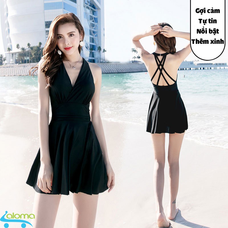 Váy bơi kèm quần đùi và lót ngực sexy quyến rũ YouYou đi biển đi du lịch