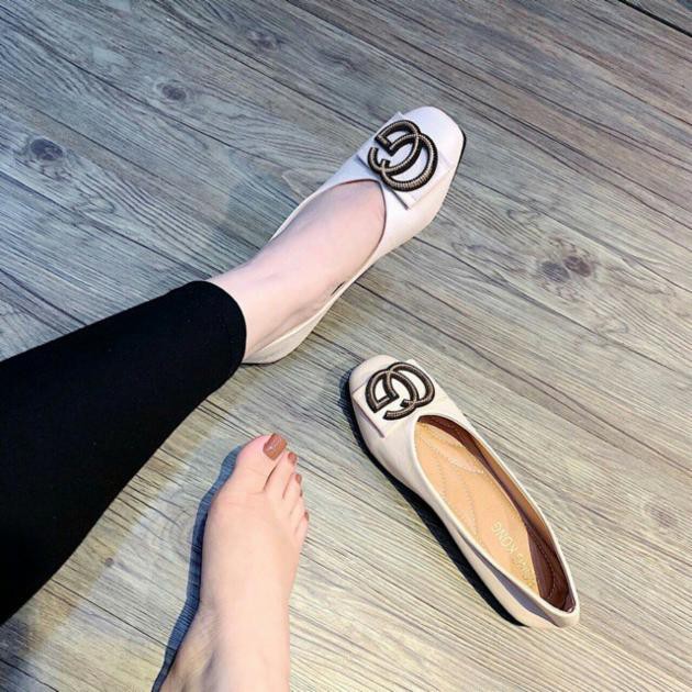 Giày Bệt Nữ Chữ Gg  Mới