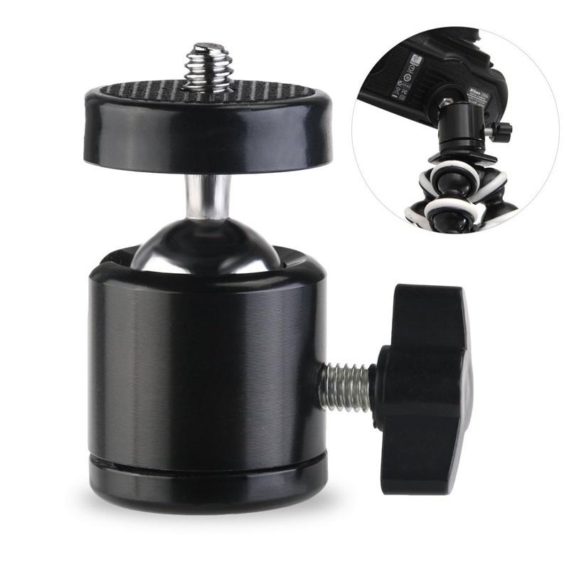 ✔️✔️ Ball head Q28 LỖ REN 3/8&quot; xoay 360 gắn CHÂN ĐÈN LIVESTREAM ... (ĐEN)