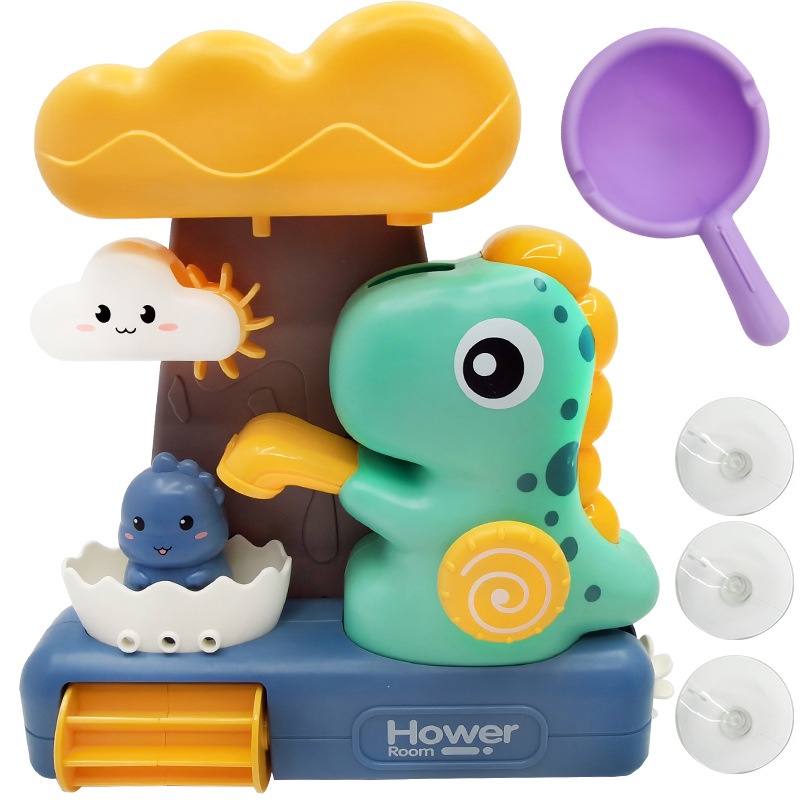 Đồ chơi khủng long nhà tắm thiết kế thác nước tự động đáng yêu cho bé trai bé gái - Mây Kids