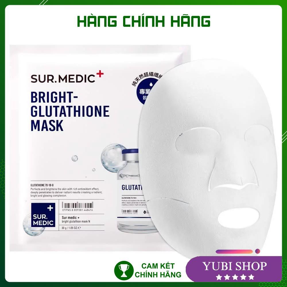 [HÀNG AUTH] MẶT NẠ LÀM TRẮNG CHUYÊN SÂU - NEOGEN SUR.MEDIC BRIGHT GLUTATHIONE MASK - HÀN QUỐC  - Hot