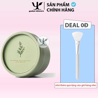 Mặt nạ ngải cứu Graymelin Mugwort Heating Pack 100g thải độc kiềm dầu thu nhỏ lỗ chân lông