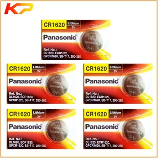 5 viên pin CR1620 Panasonic 3V