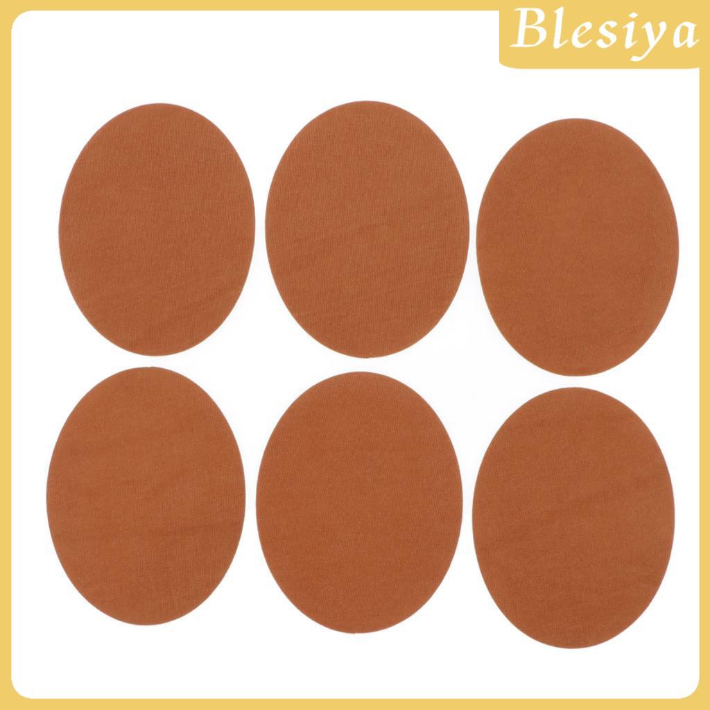 Set 6 miếng dán ủi trang trí quần áo hình oval