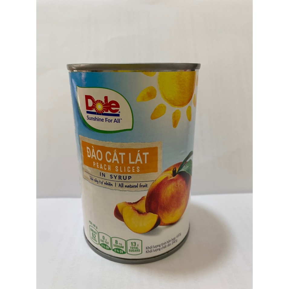 Đào Cắt Lát Dole 410g -Yellow Peach Slices 410g