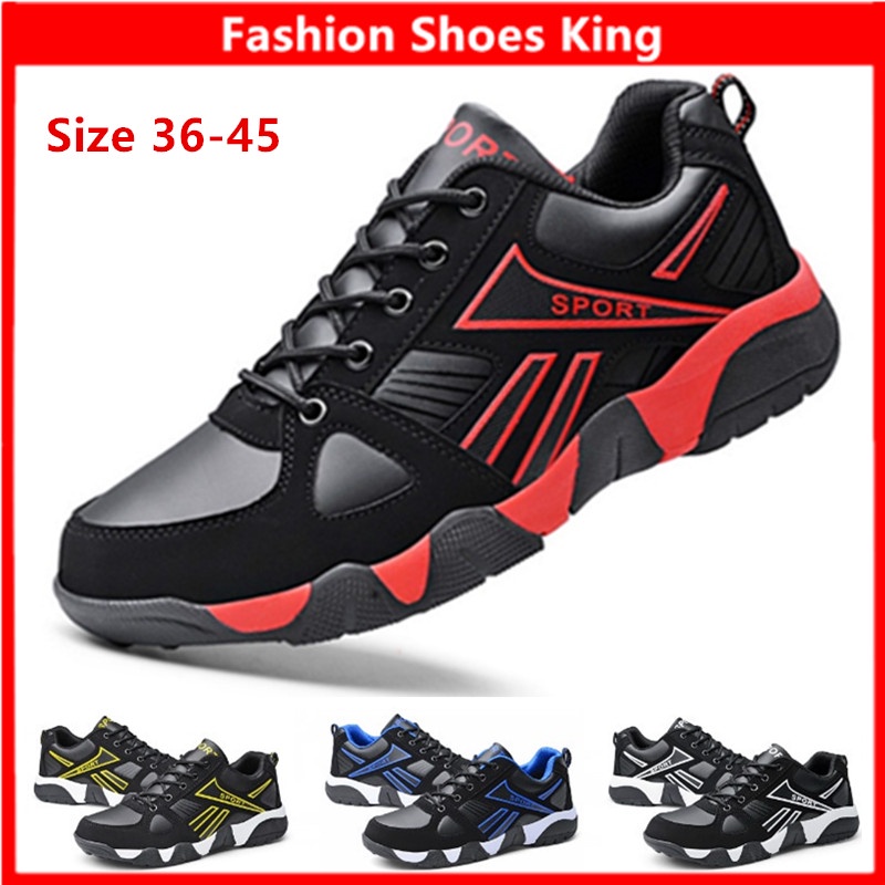 Đôi Giày Thể Thao Bằng Da PU Mềm Thoáng Khí Size 36-45 Dành Cho Nam