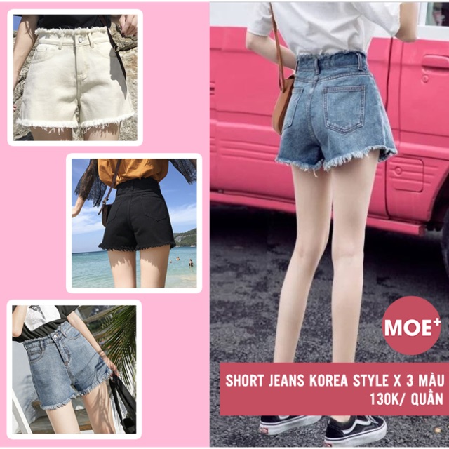 Quần Short Jeans Korea Style