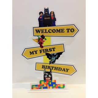 Standee  cây wellcome chủ đề Lego Badman