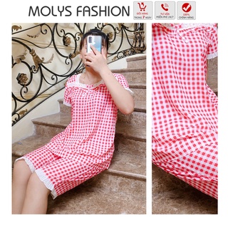 Bộ bầu lanh lửng cổ phối ren viền gấu M5601 nhiều họa tiết xinh yêu diện suốt thai kỳ