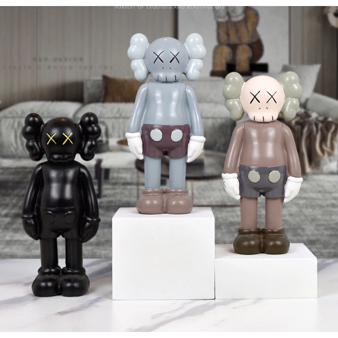 Mô hình búp bê KAWS cao 18.5cm trang trí nội thất, búp bê hoạt hình cao cấp sang trọng [ quà tặng - trưng bày]