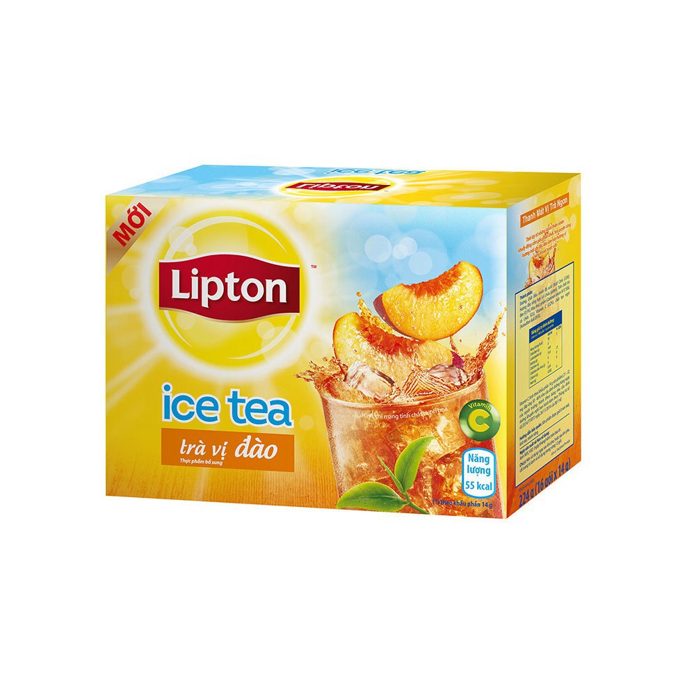 Trà Lipton Đào 224g (16 gói*14g)