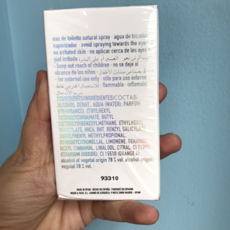 Nước Hoa Zara 92 Champs Élysees PARIS / MILANO 30ml