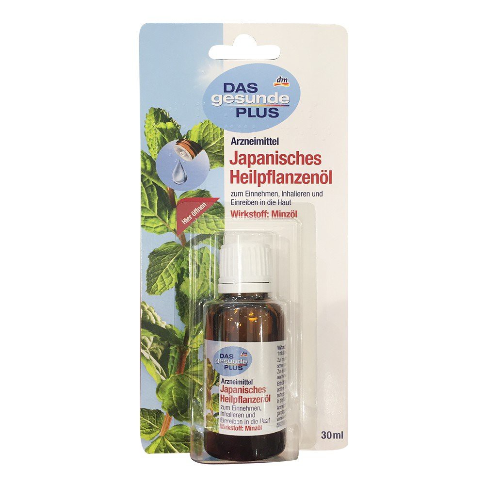 Tinh dầu thảo dược Bạc Hà Das gesunde plus nhập khẩu từ Đức 30ml