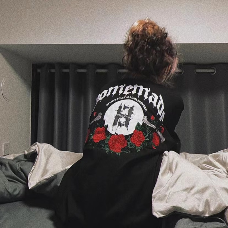 SUXI Áo Thun Tay Ngắn Cổ Tròn Dáng Rộng In Họa Tiết Phong Cách Hàn Quốc Cho Nữ