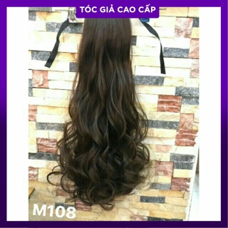 Tóc cột xoăn nhìu đủ màu hình thật