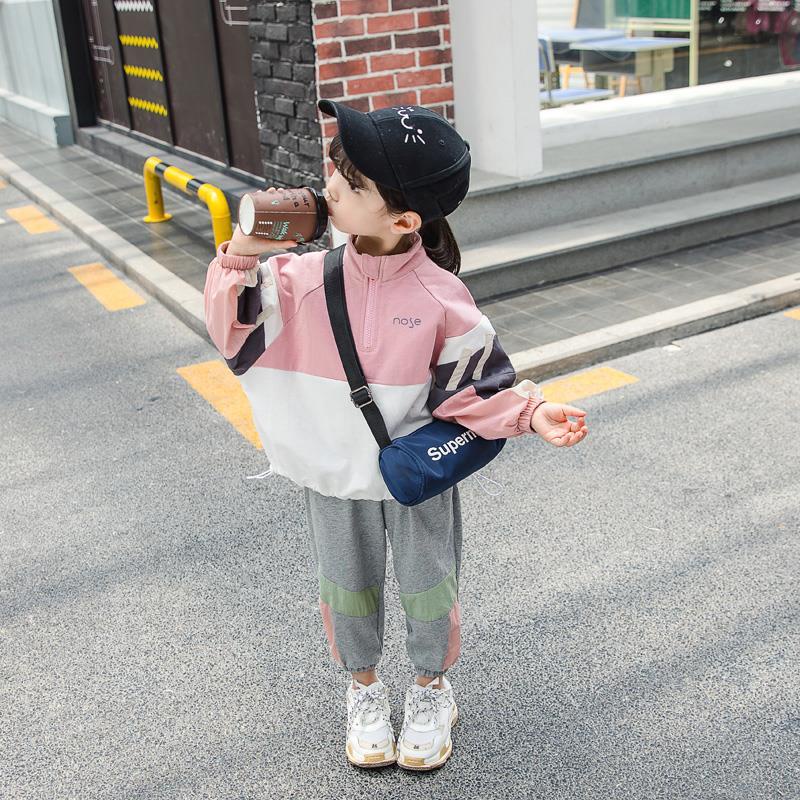 Set Đồ Thể Thao Thiết Kế Mới Thời Trang Mùa Thu Theo Phong Cách Hàn Quốc Dành Cho Bé Gái