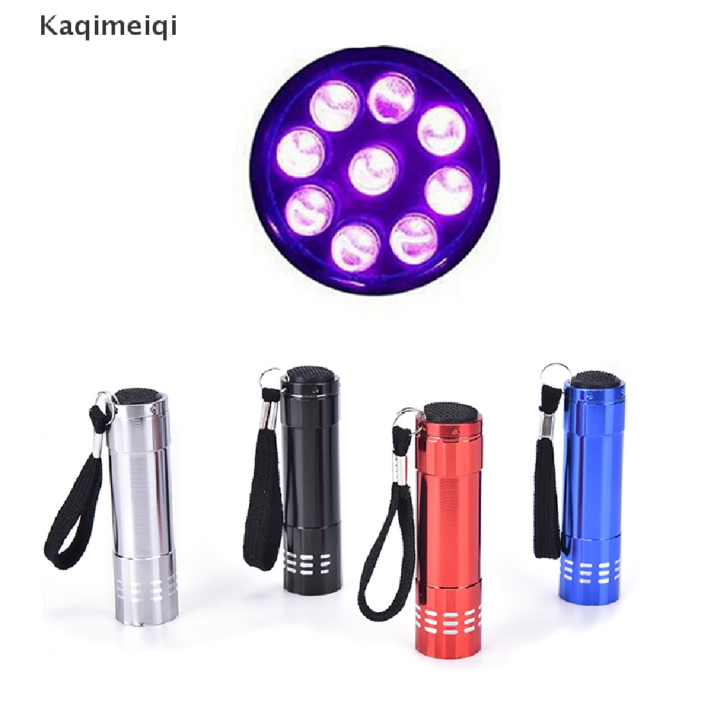 Đèn pin UV 9 bóng LED mini thiết kế nhỏ gọn tiện dụng