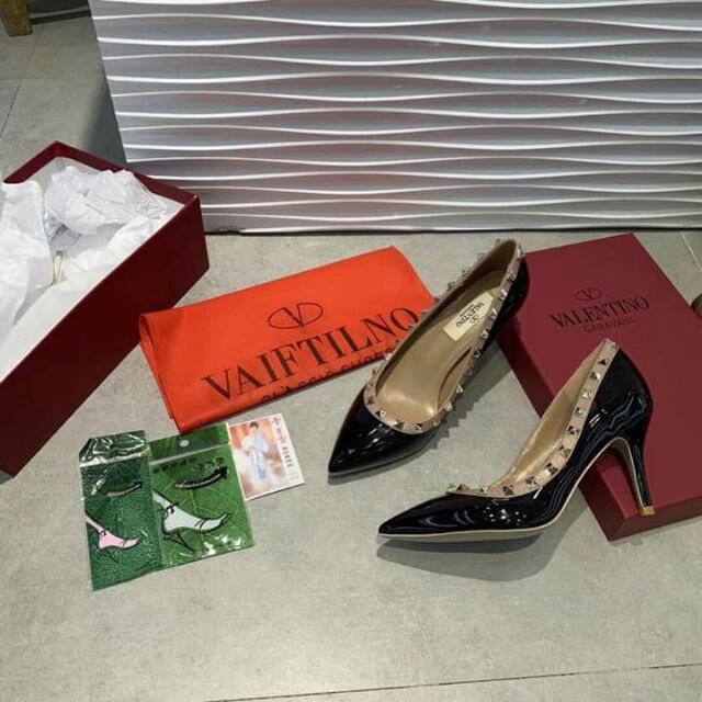 Giày cao got cao cấp Valentino new .