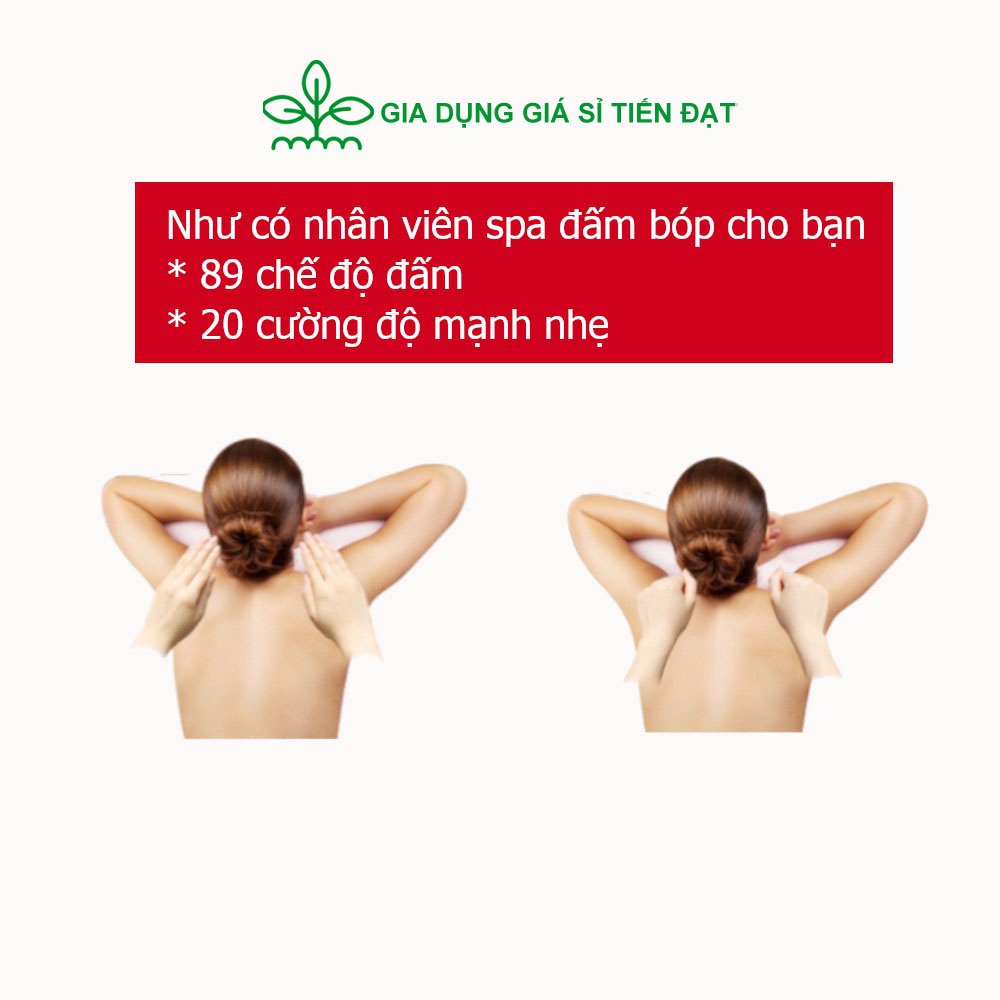 Máy massage cổ vai gáy máy đấm lưng kết hợp nhiệt - quà tặng ý nghĩa dành cho bố mẹ ông bà người thân