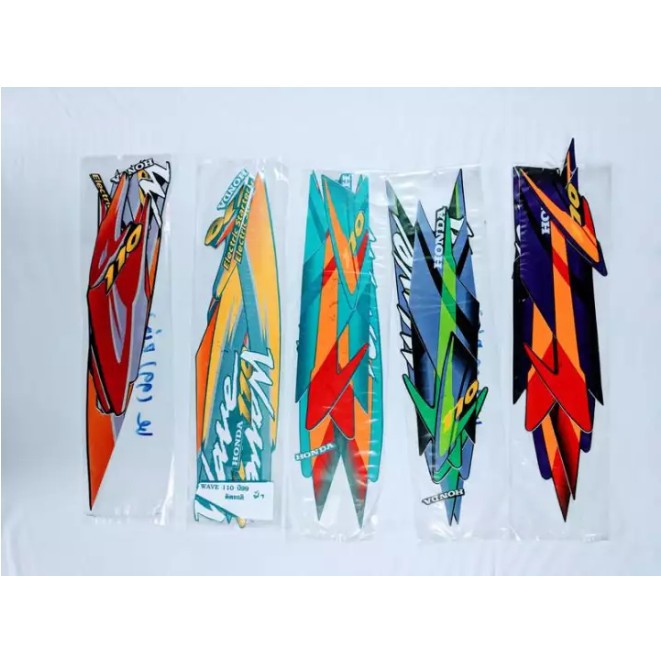 [CỰC RẺ] BỘ TEM 3 LỚP MẪU ZIN HÀNG CAO CẤP CHO WAVE THÁI 110 ĐỜI 2000 - MÀU XANH NGỌC