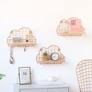 Kệ mây trang trí treo tường