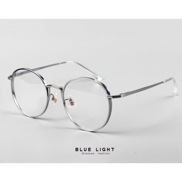 [Rẻ Vô Địch] Gọng kính nam nữ Jolie Eyewear mắt cận tròn kim loại cao cấp màu bạc mã 3019.Tròng 0 độ kèm sẵn | BigBuy360 - bigbuy360.vn