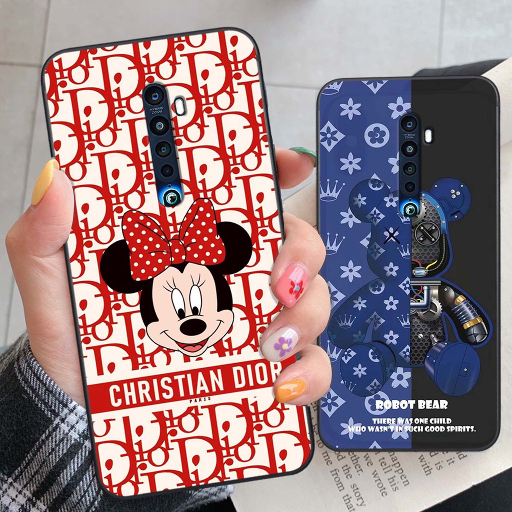 Ốp lưng Oppo RENO 2F hình thương hiệu, thời trang, cute, đáng yêu