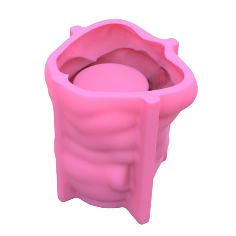 Khuôn Silicone Làm Chậu Cây Mọng Nước Hình Chú Tiểu/Mặt Cười Dễ Thương DIY