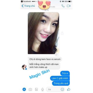 Bộ đôi kem Face Trắg Da Magic Skin 💋💋💋