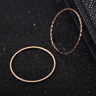 Set 2 Nhẫn Nữ Thời Trang Đơn Giản Cá Tính