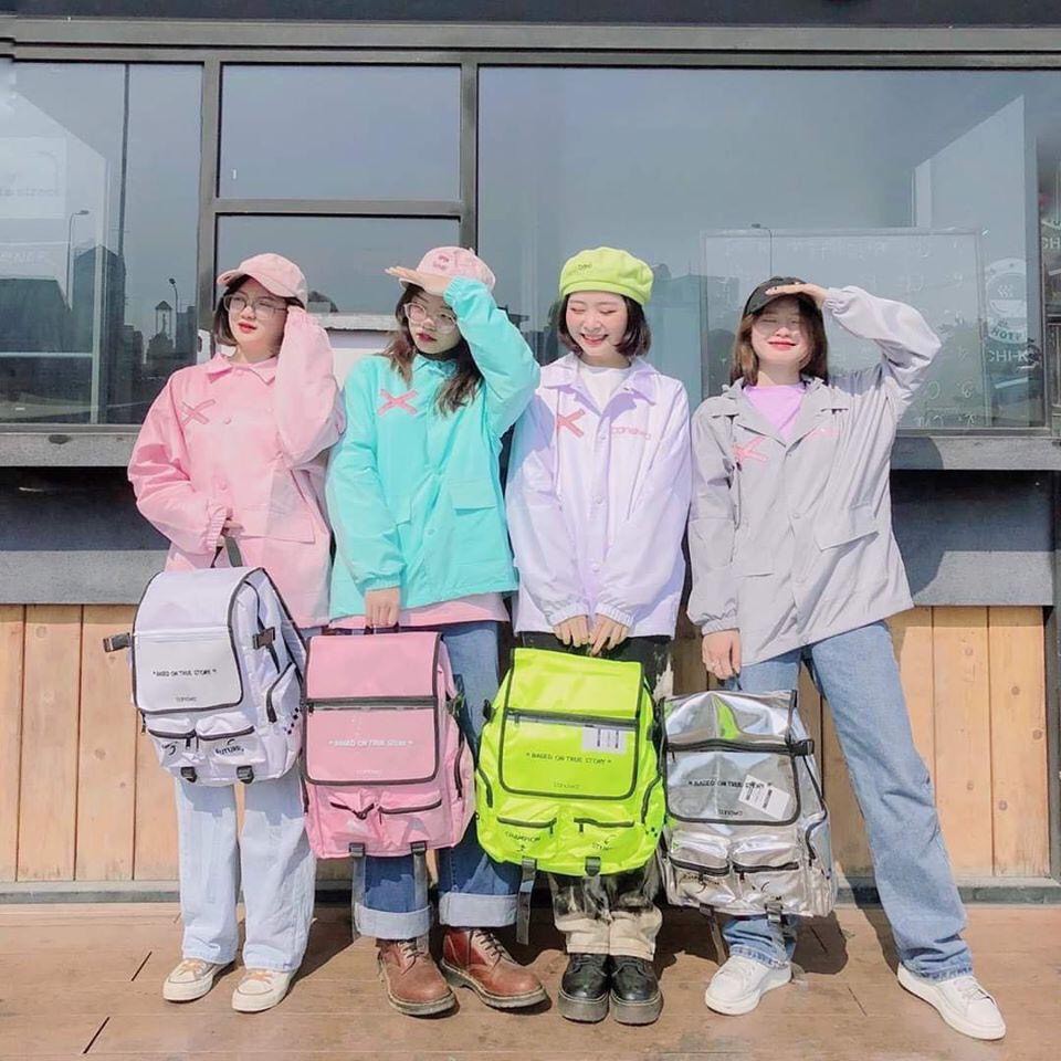 Áo khoác dù tuổi teen in hoạt hình giá rẻ