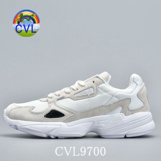 Giày thể thao Adidas Falcon W B28128 phong cách thời trang cho nam và nữ màu xám trắng